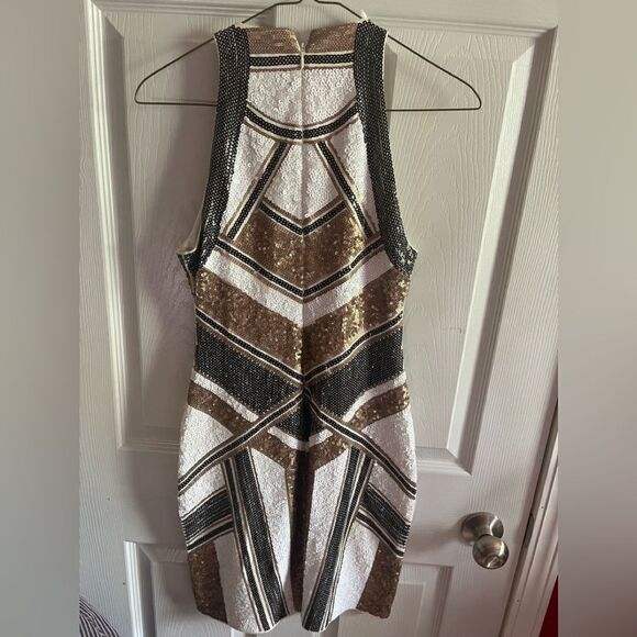 Express sequined bodycon dress sz XS - Picture 2 of 4